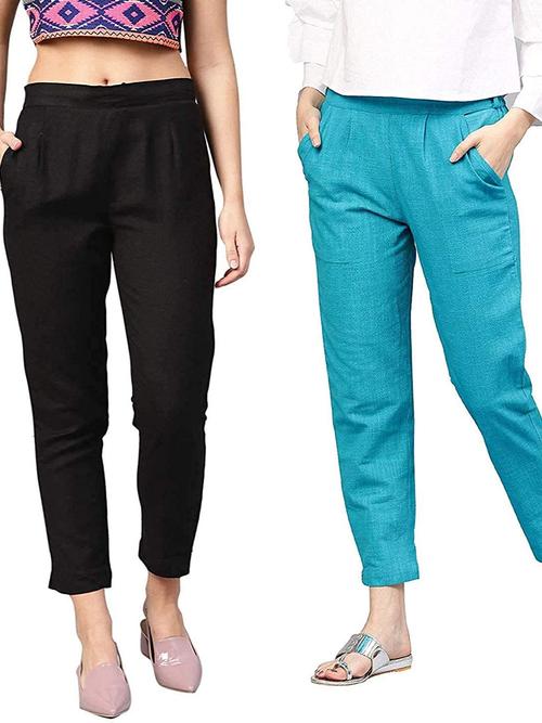 women plus size mid rise trouser - 18009223 - Very Small Image - 1