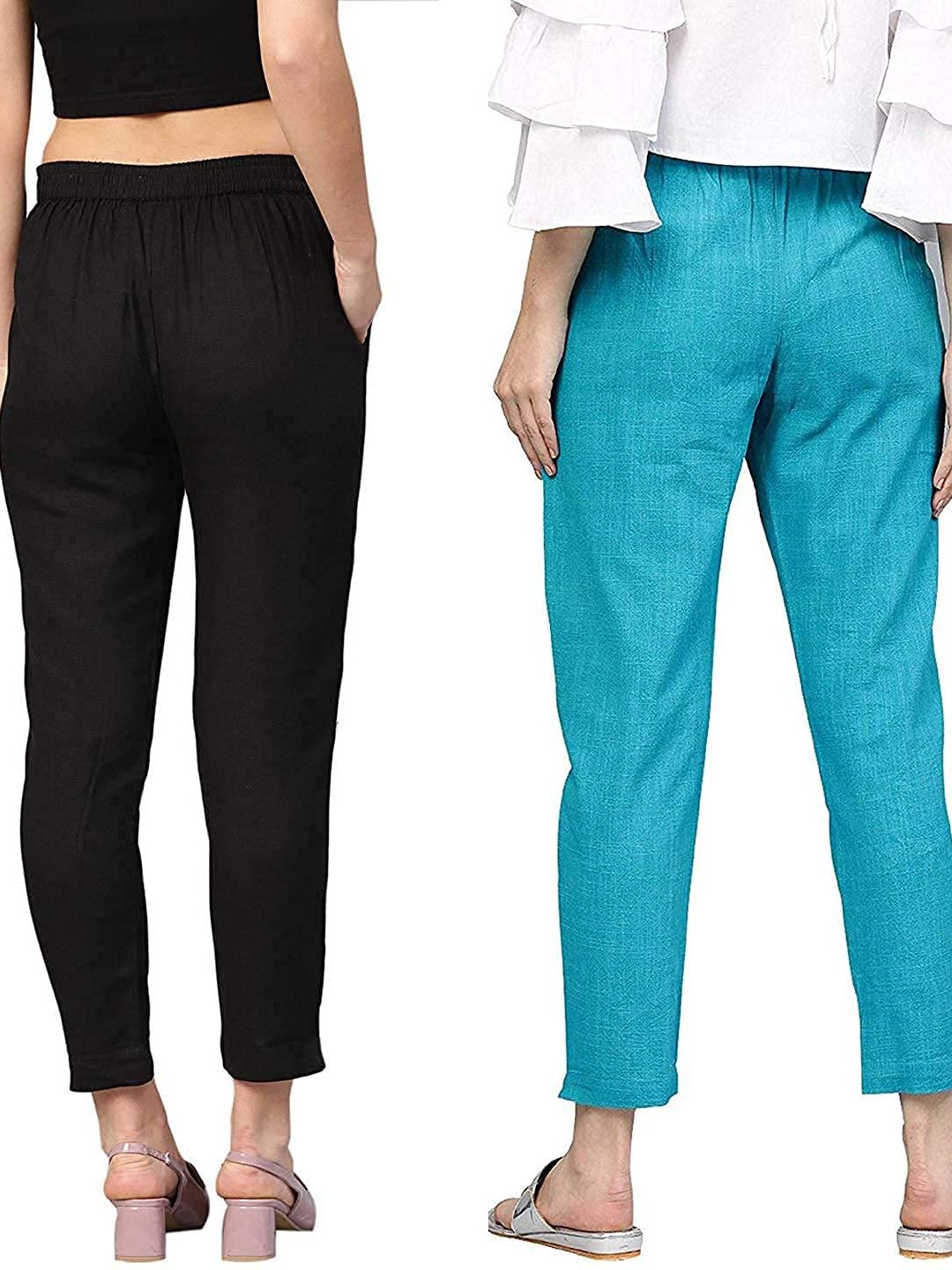 women plus size mid rise trouser - 18009223 - Zoom Image - 2