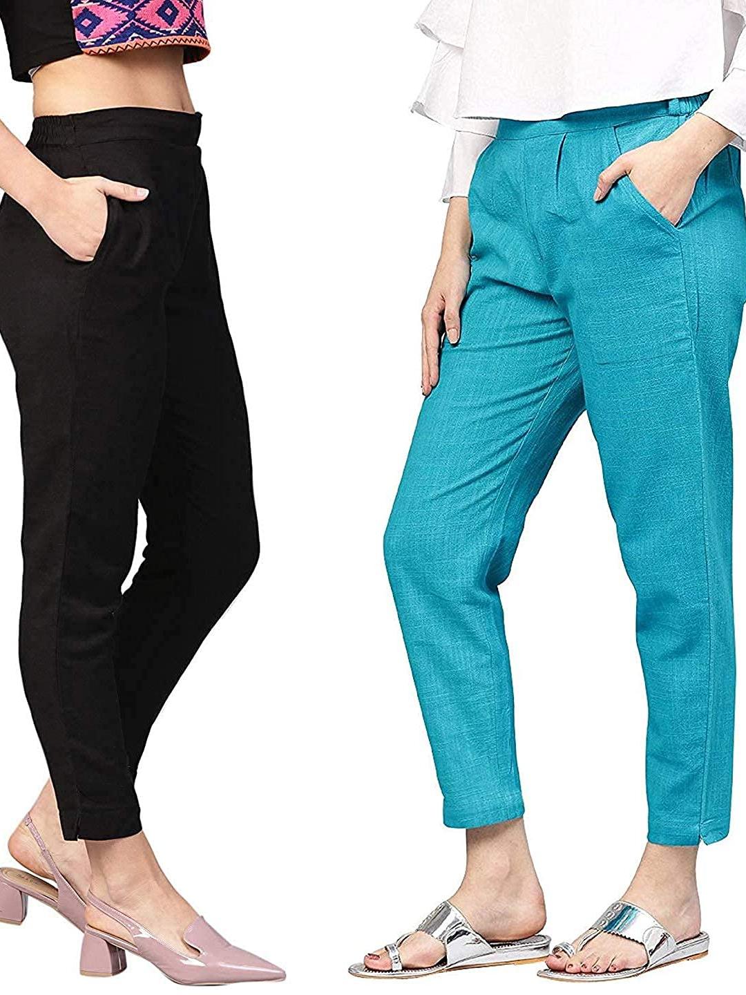 women plus size mid rise trouser - 18009223 - Zoom Image - 3