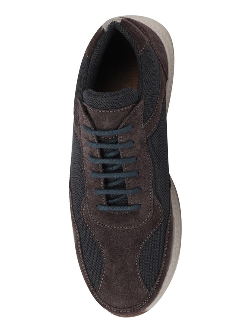 grey suede lace up sneakers - 18010352 - Zoom Image - 4
