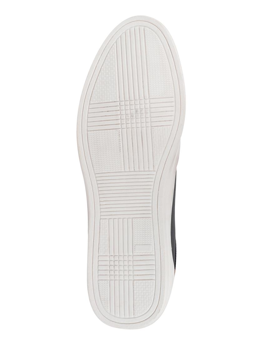 navy pu lace up sneakers - 18010371 - Zoom Image - 5