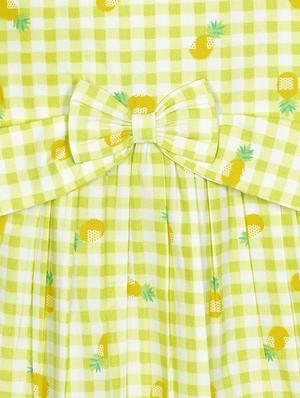 green printed frock - 18011791 - Standard Image - 3