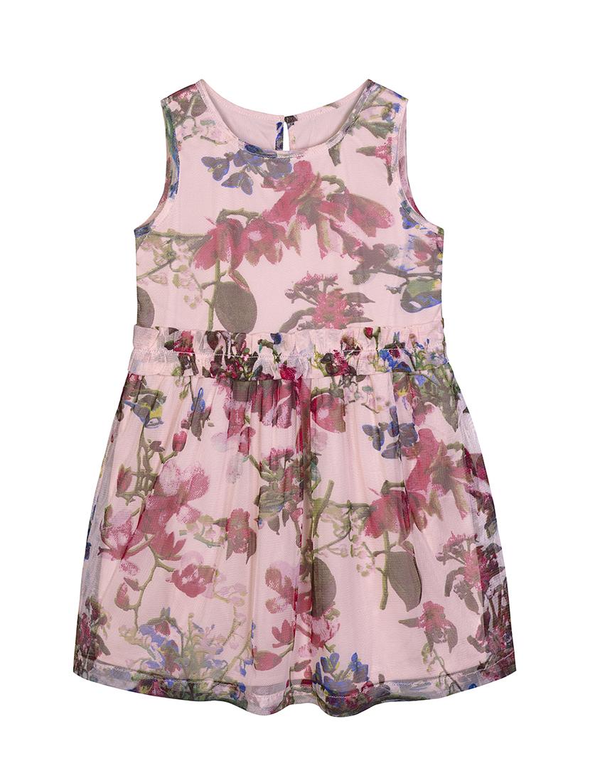 pink printed frock - 18011796 - Zoom Image - 1