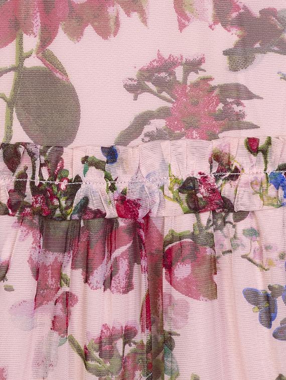 pink printed frock - 18011796 - Zoom Image - 3