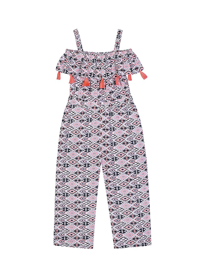 multi color printed jumpsuit - 18011895 - Zoom Image - 1
