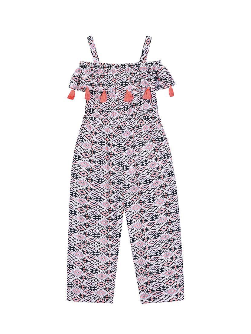 multi color printed jumpsuit - 18011895 - Zoom Image - 2