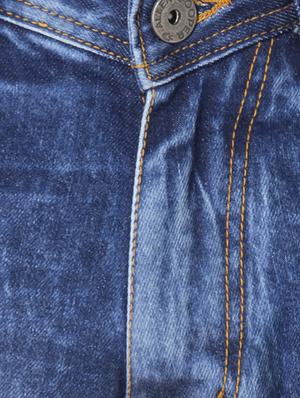 blue heavy washed denim jeans - 18012498 - Standard Image - 5