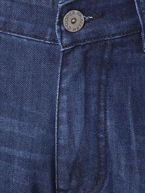 blue light washed ripped denim jeans - 18012501 - Standard Image - 5