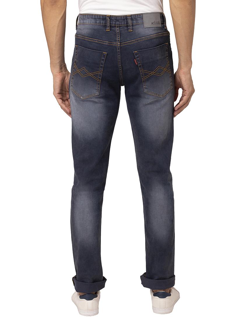 grey heavy washed denim jeans - 18012503 - Zoom Image - 3
