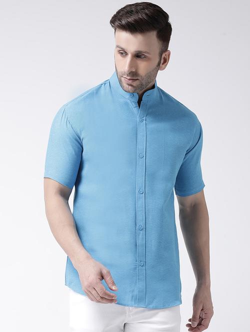 mens solid casual shirt - 18013493 -  Standard Image - 0