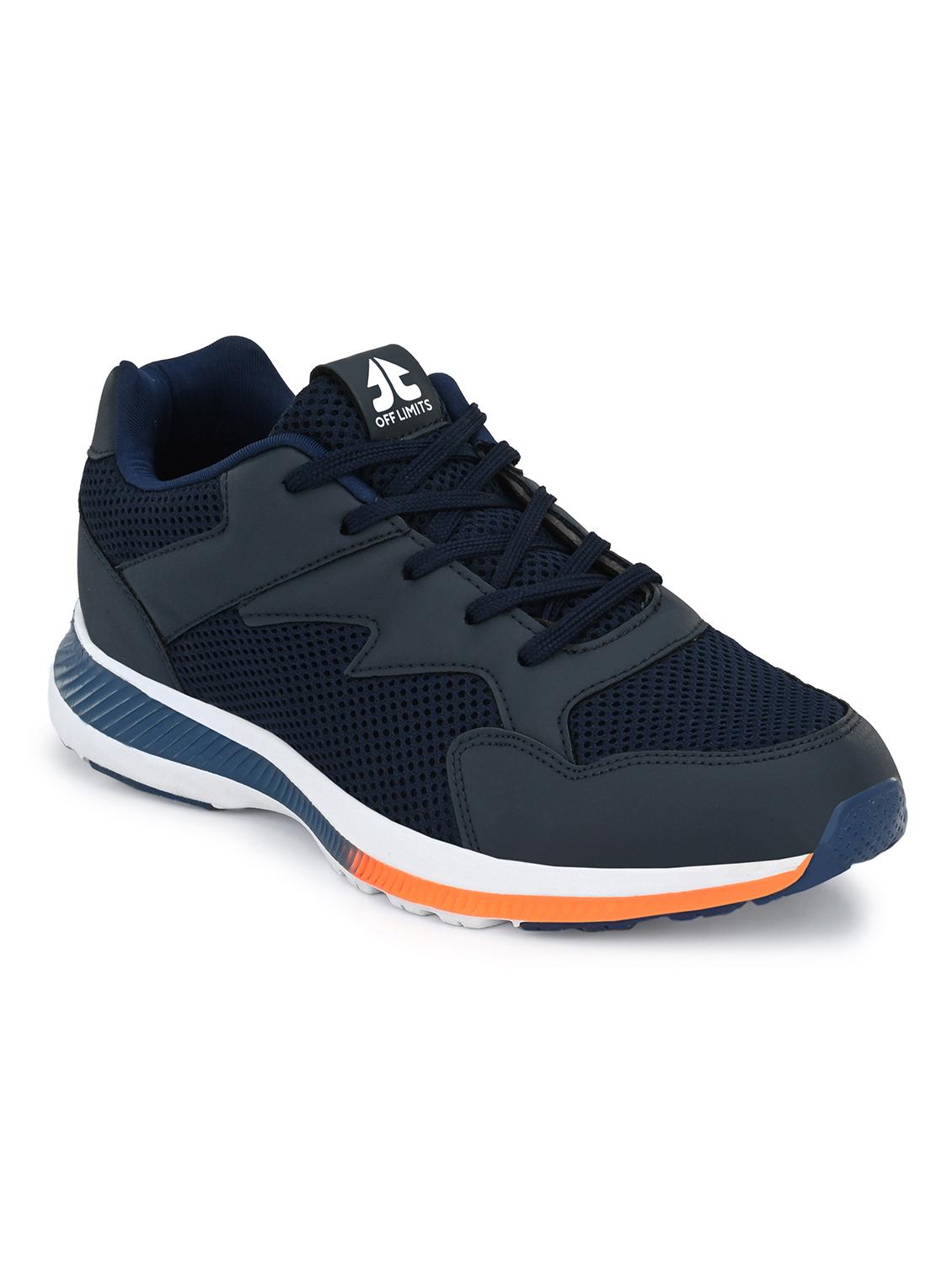 navy mesh sport shoes - 18014102 - Zoom Image - 1