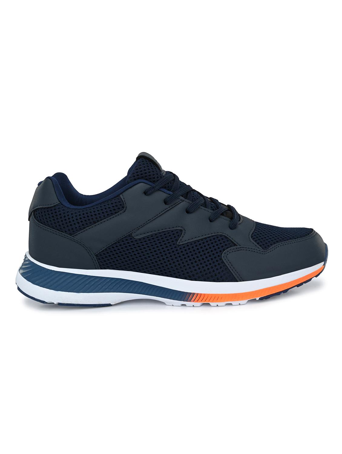 navy mesh sport shoes - 18014102 - Zoom Image - 2