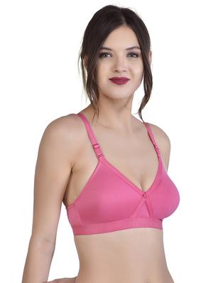 pink solid minimizer bra - 18014566 - Standard Image - 2