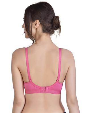 pink solid minimizer bra - 18014566 - Standard Image - 3