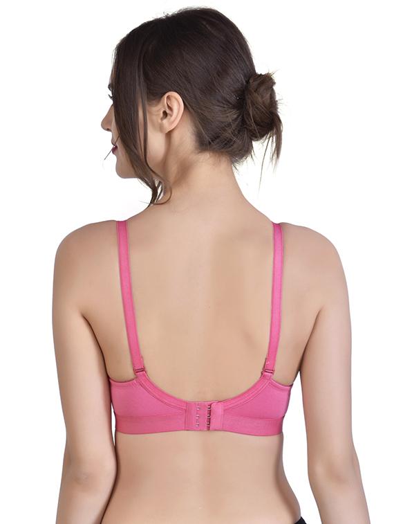 pink solid minimizer bra - 18014566 - Zoom Image - 3