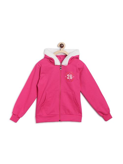 hooded neck solid sweatshirt - 18014615 - Standard Image - 1