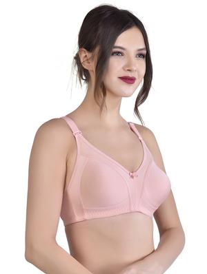 peach solid minimizer bra - 18014841 - Standard Image - 2