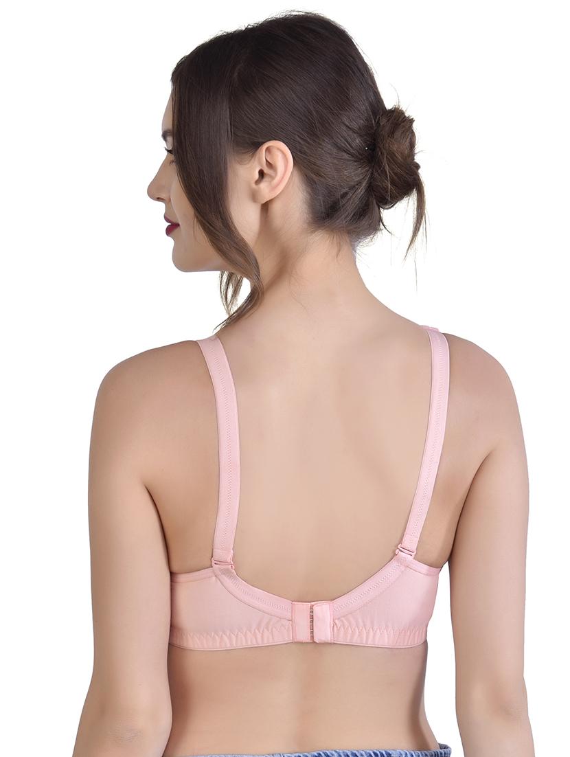 peach solid minimizer bra - 18014841 - Zoom Image - 3