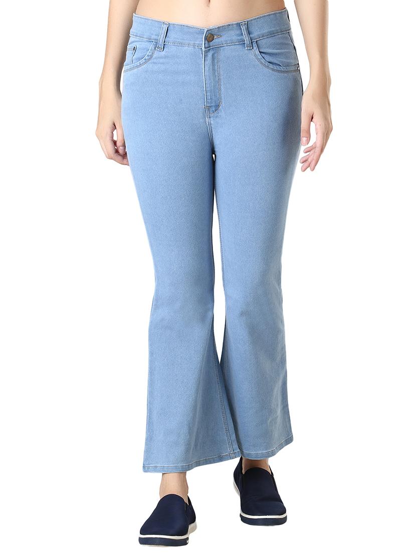 mid rise stone washed jeans - 18014878 - Zoom Image - 1
