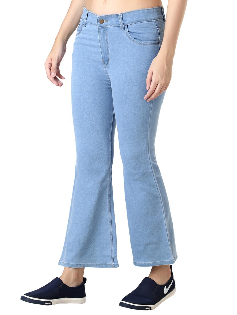 mid rise stone washed jeans - 18014878 - Zoom Image - 2