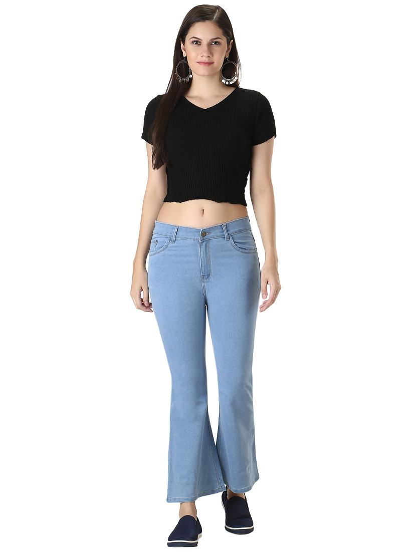 mid rise stone washed jeans - 18014878 - Zoom Image - 4