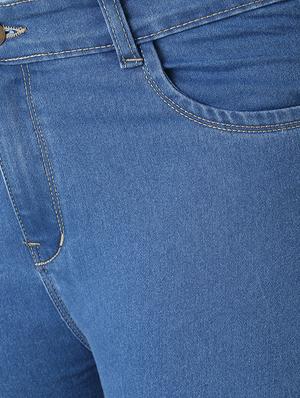 mid rise stone washed jeans - 18014879 - Standard Image - 5