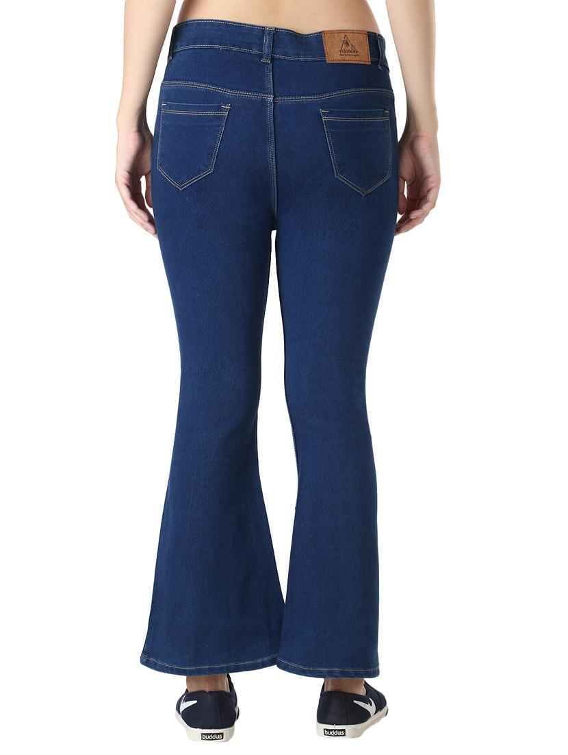 stone washed bootcut denim jean - 18014932 - Zoom Image - 3