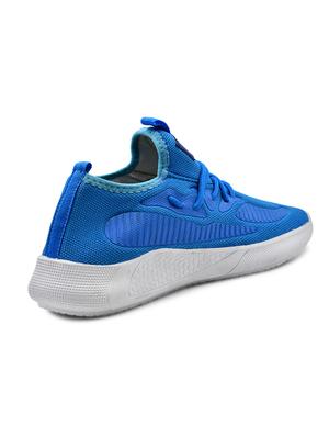 blue lace up sport shoe - 18015457 - Standard Image - 3