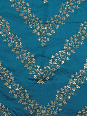 teal flared lehenga - 18015571 - Standard Image - 4