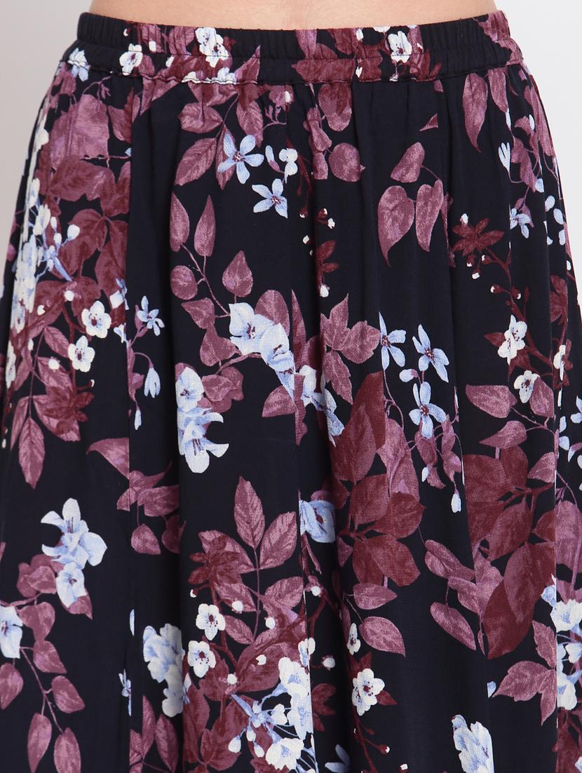 mid rise floral maxi skirt - 18015768 - Zoom Image - 5