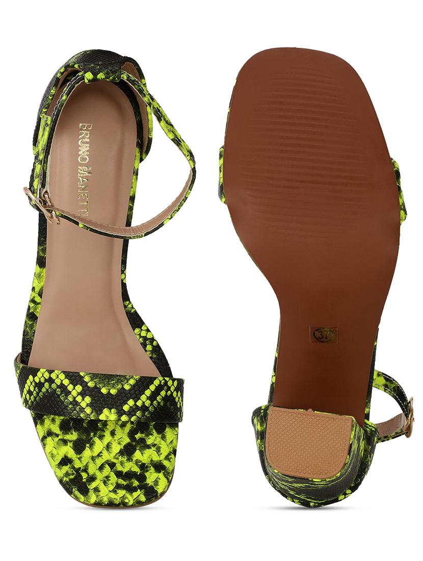 green back strap sandal - 18016013 - Zoom Image - 4