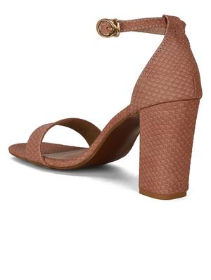 nude back strap sandal - 18016015 - Standard Image - 3