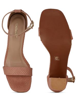 nude back strap sandal - 18016015 - Standard Image - 4