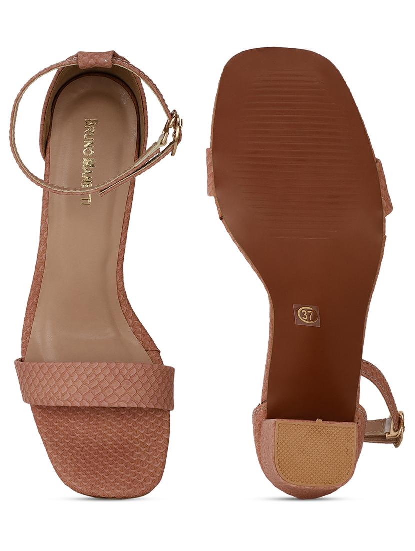nude back strap sandal - 18016015 - Zoom Image - 4