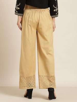 mid rise straight palazzo - 18016055 - Standard Image - 3