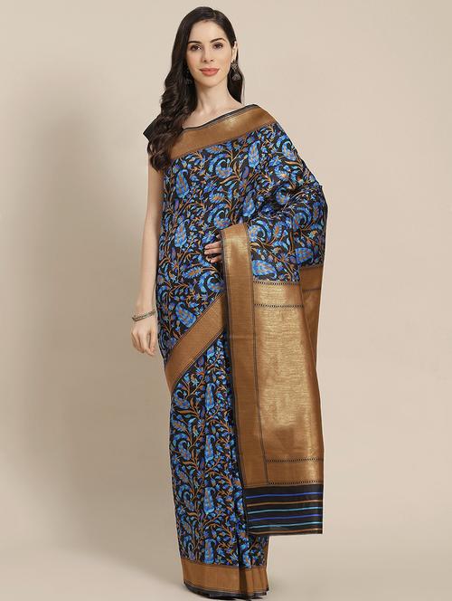 zari work kanjivaram saree with blouse - 18017533 - Standard Image - 1