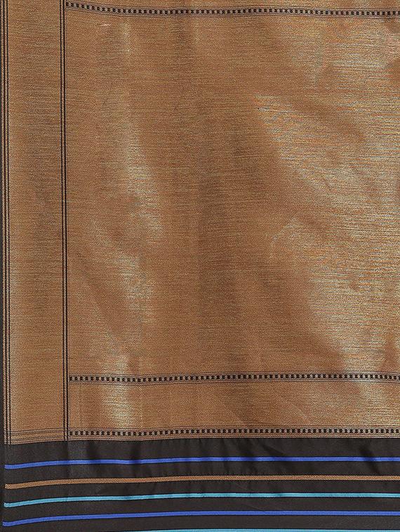 zari work kanjivaram saree with blouse - 18017533 - Zoom Image - 5