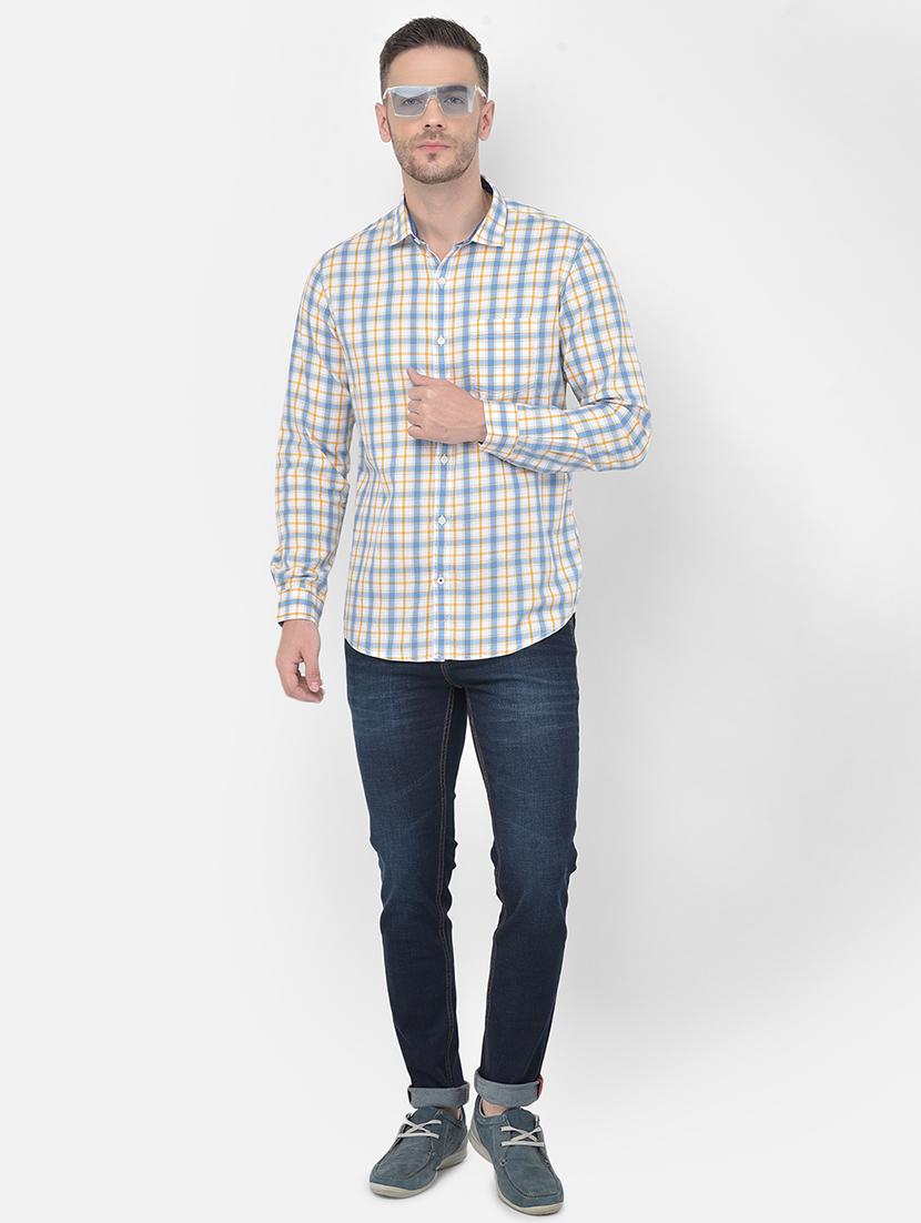 dark blue light washed denim jeans - 18017664 - Zoom Image - 4
