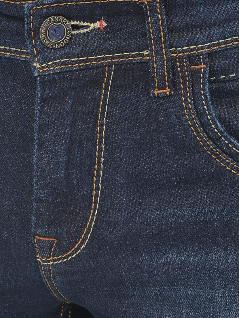 dark blue light washed denim jeans - 18017664 - Zoom Image - 5