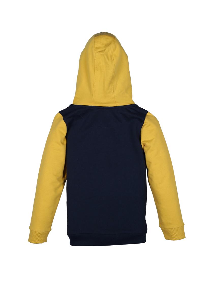 hooded neck printed sweatshirt - 18017741 - Zoom Image - 2