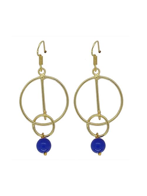 black brass drop earring - 18019469 - Standard Image - 1