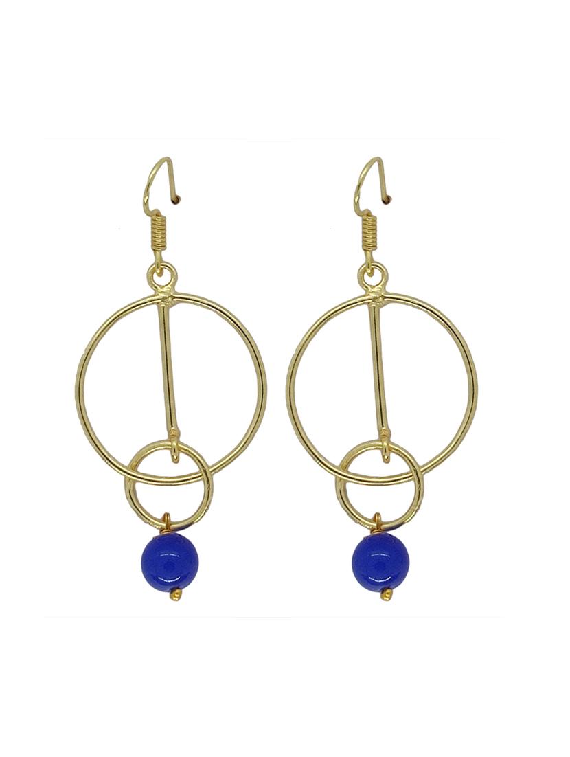 black brass drop earring - 18019469 - Zoom Image - 1
