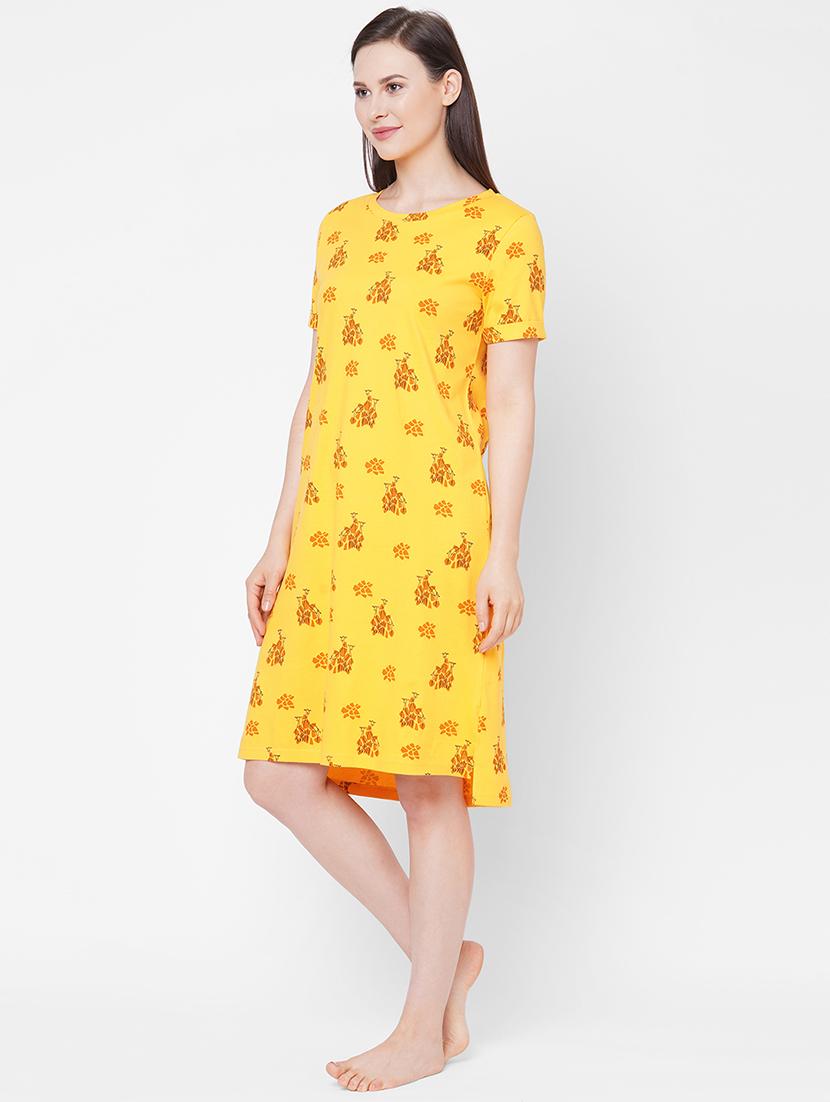 round neck printed sleepshirt - 18019843 - Zoom Image - 2