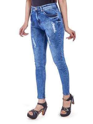 mid rise distressed jeans - 18020418 - Standard Image - 2