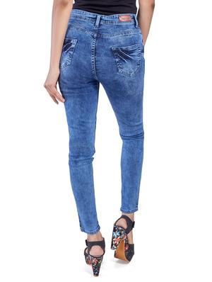 mid rise distressed jeans - 18020418 - Standard Image - 3