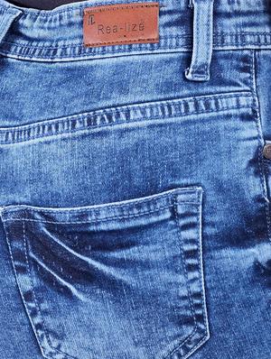 mid rise distressed jeans - 18020418 - Standard Image - 5
