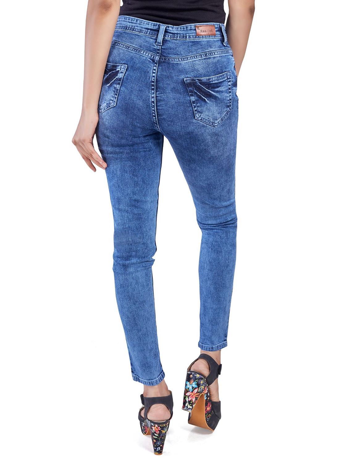 mid rise distressed jeans - 18020418 - Zoom Image - 3