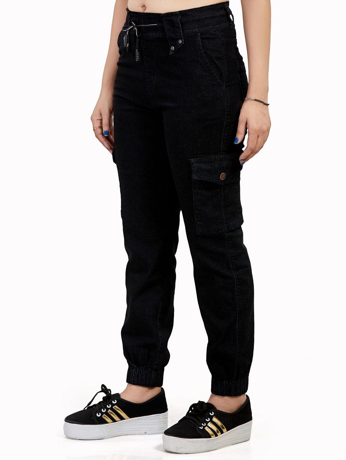 mid rise jogger fit jeans - 18020419 - Zoom Image - 2