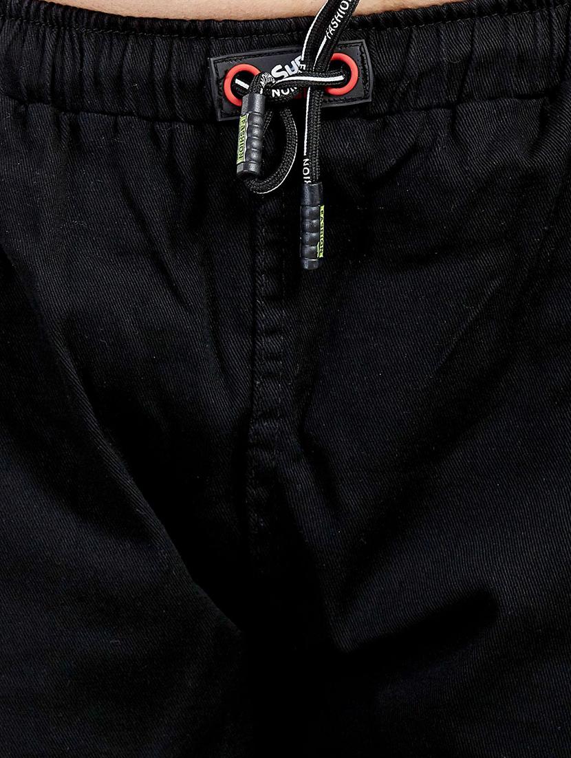 drawstring waist jogger jeans - 18020422 - Zoom Image - 4
