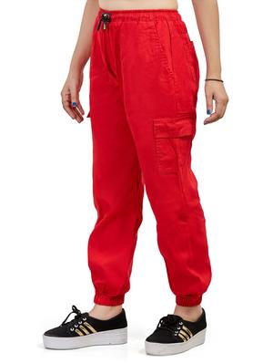 drawstring waist jogger jeans - 18020423 - Standard Image - 2